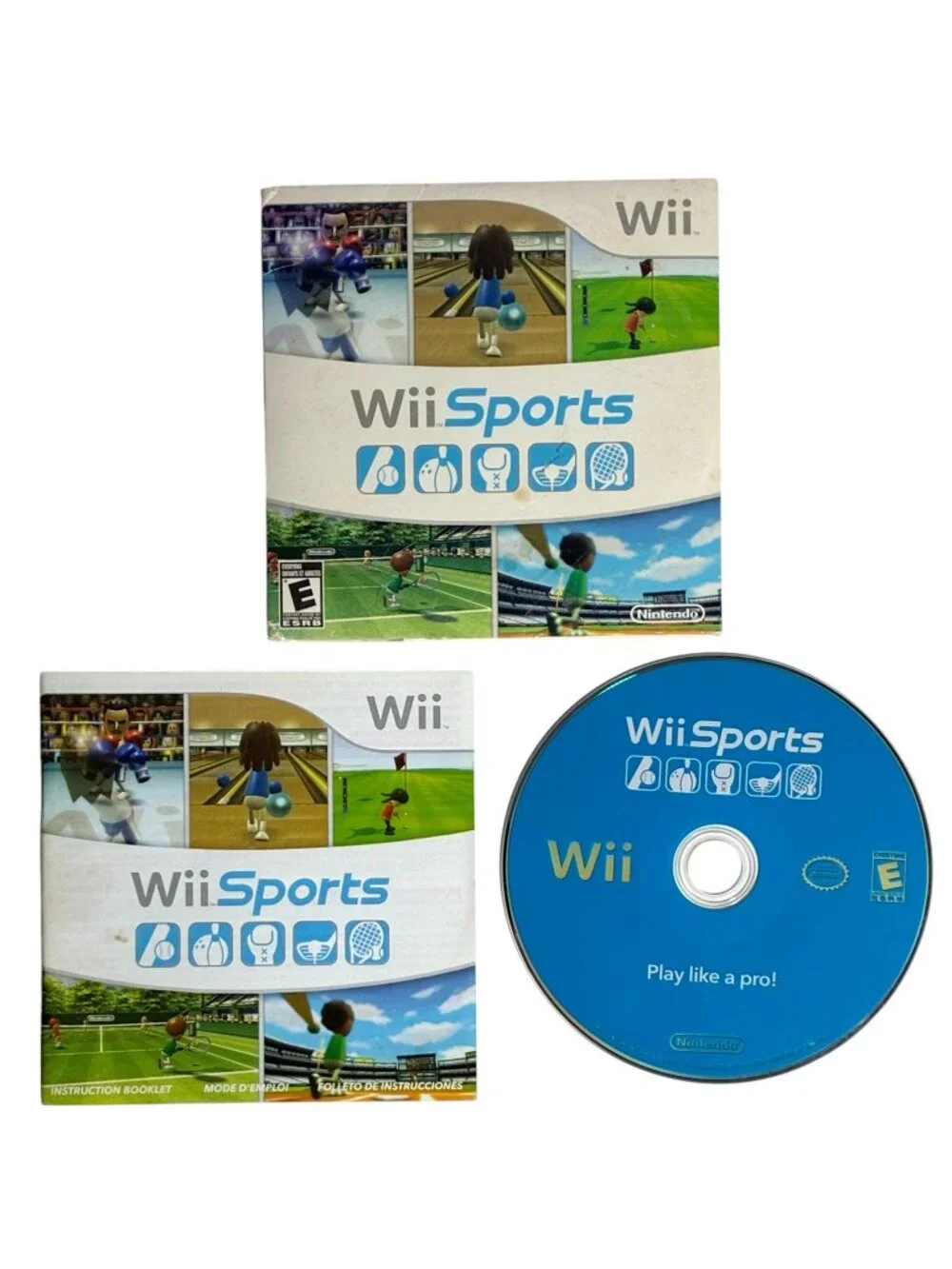 Wii Sports Nintendo Complete CIB Tested Working Game Case Manual 2006 2007